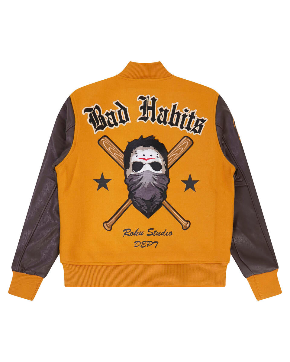 Roku Studio Bad Habits Varsity Jackets
