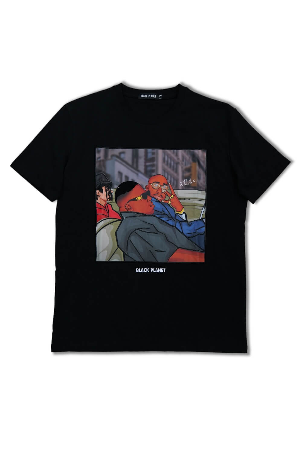 Black Planet- Notorious BIG and Tu Pac T-shirt- Black