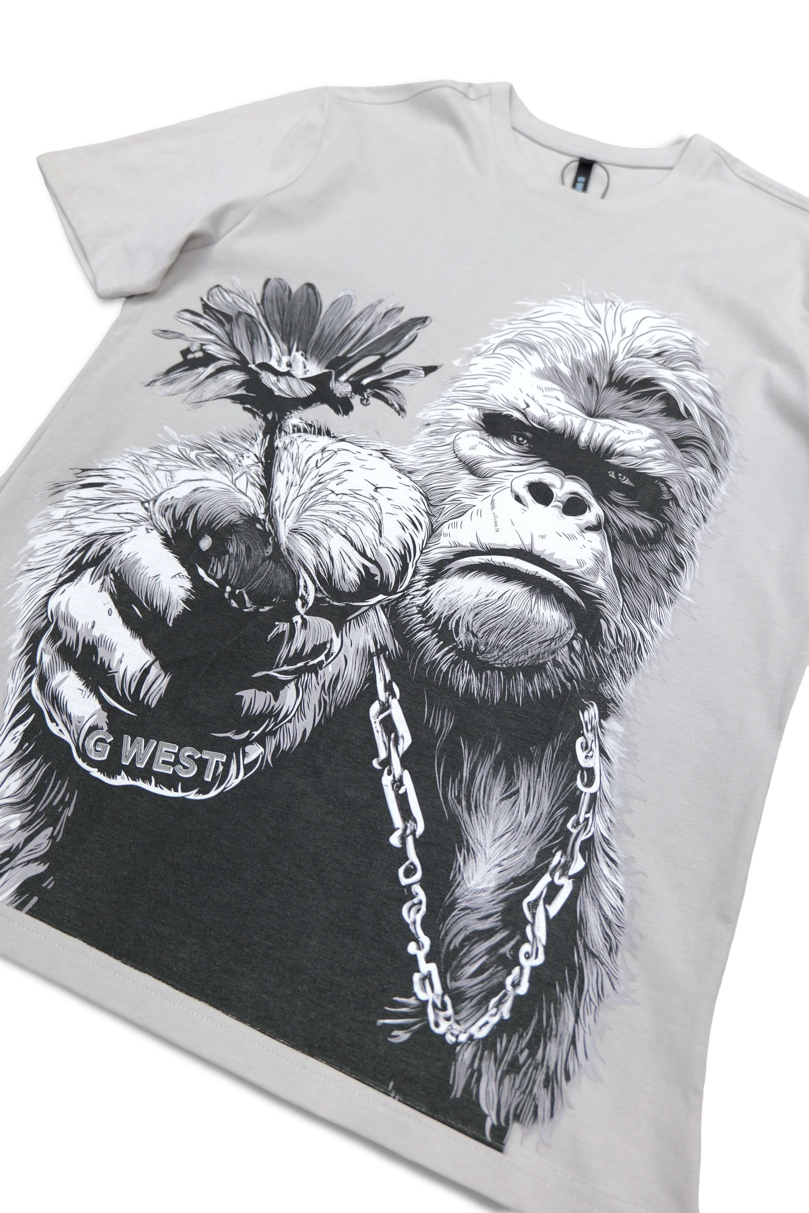 G West Big Mam Gorrila T-shirt - White