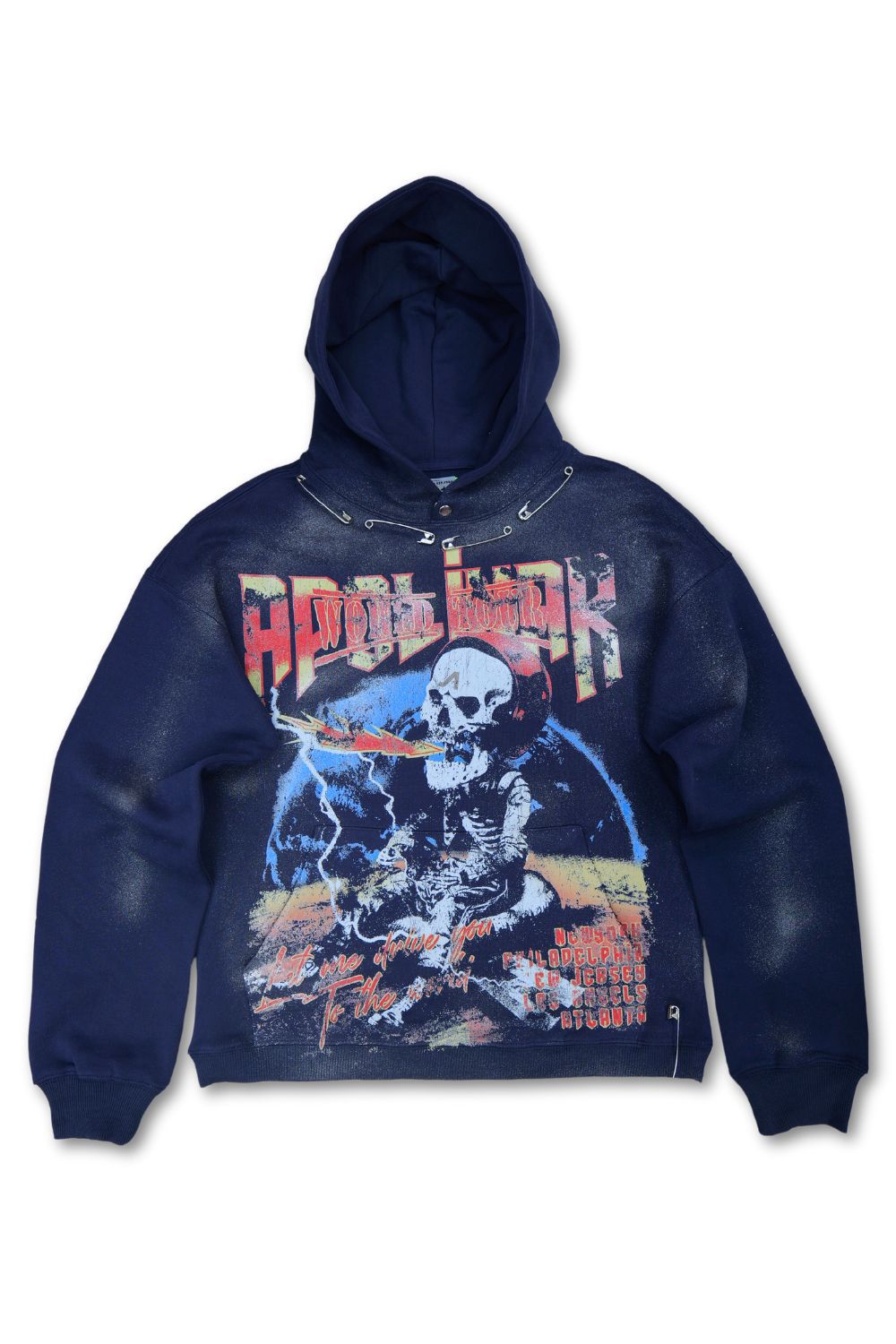 Apolinar World Tour Pullover Hoodie - Navy