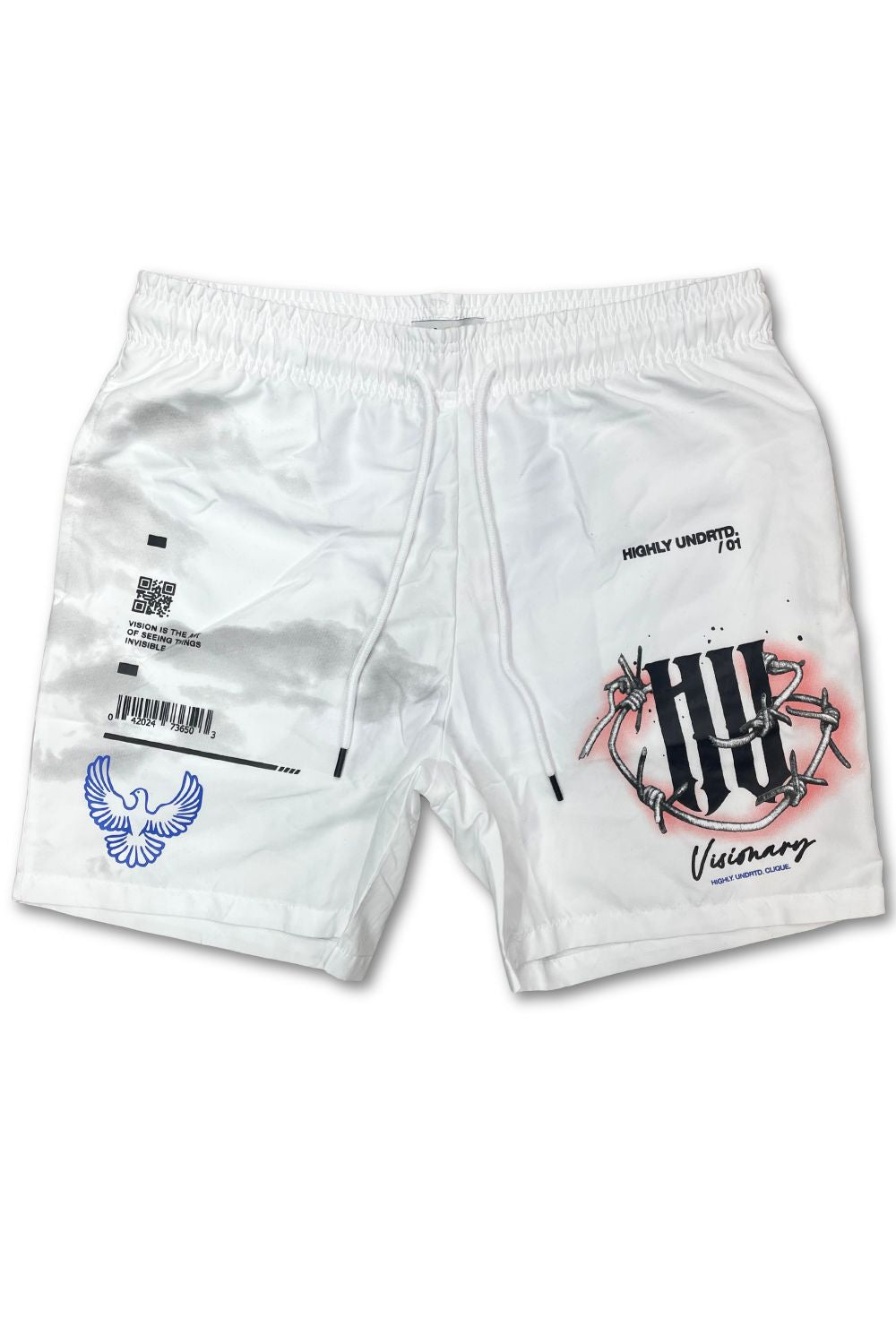 Undrtd Insight Shorts - White