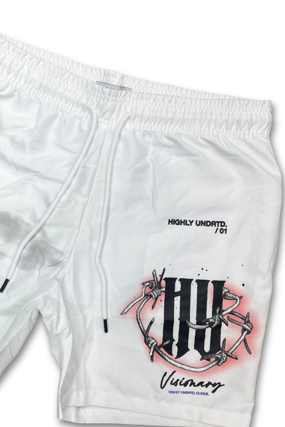 Undrtd Insight Shorts - White
