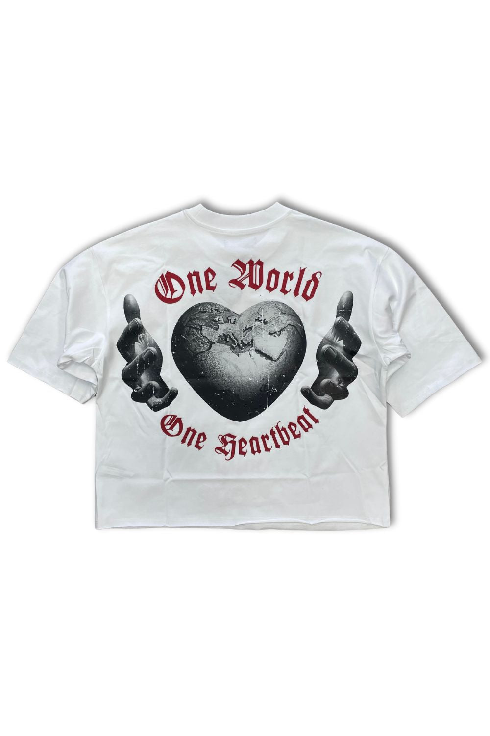 Roku Rule The World Cropped T - Shirt - White