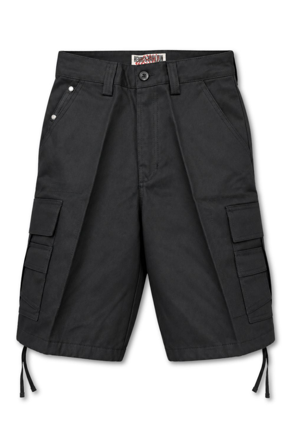 kids Basic Cargo Shorts - Black