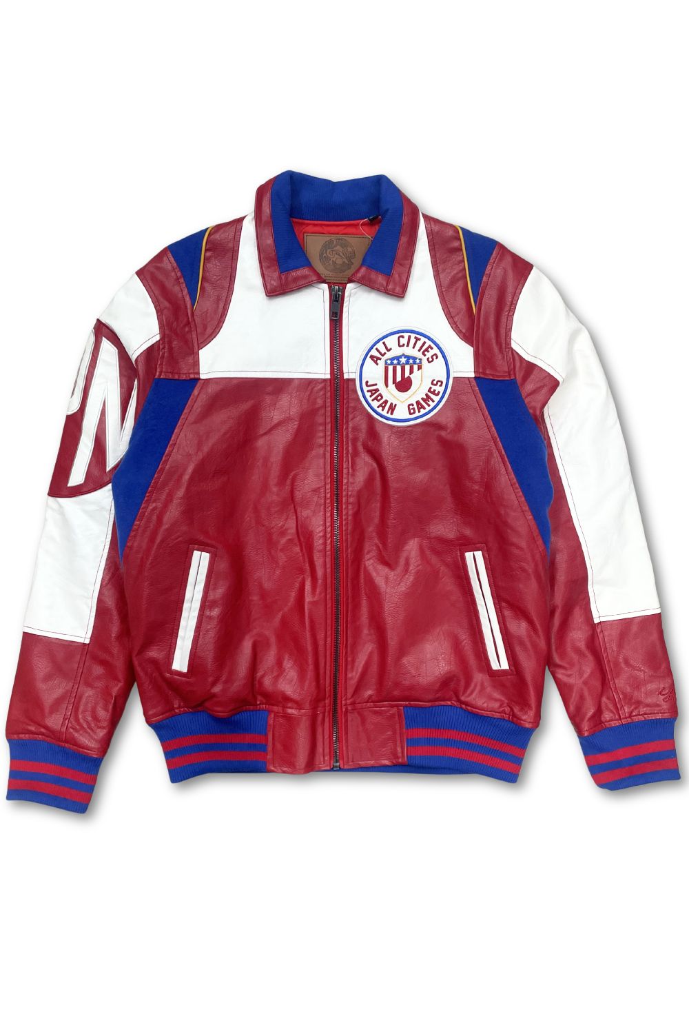 Iro Ochi Team Japan Pu Leather Jacket