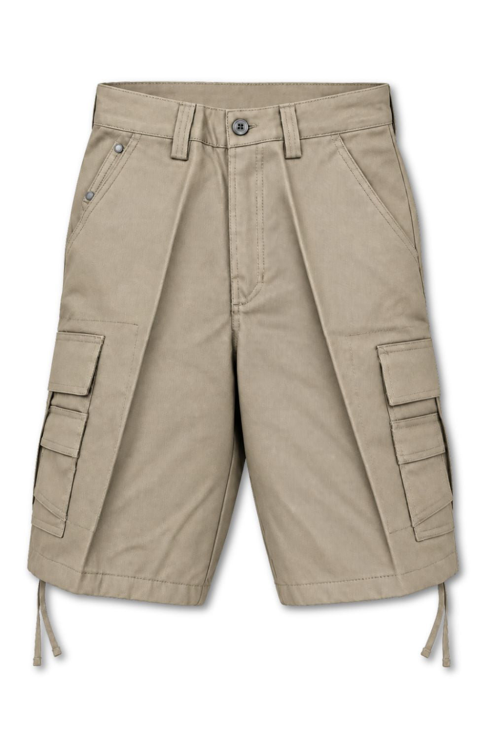 Kids Basic Cargo Shorts - Khaki