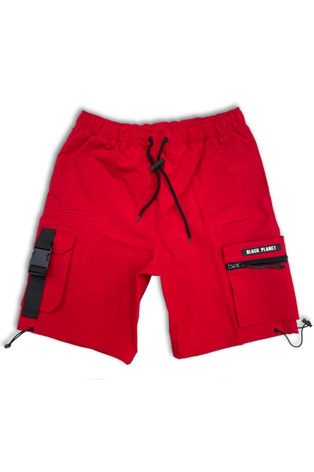 Black Planet Shorts - Red