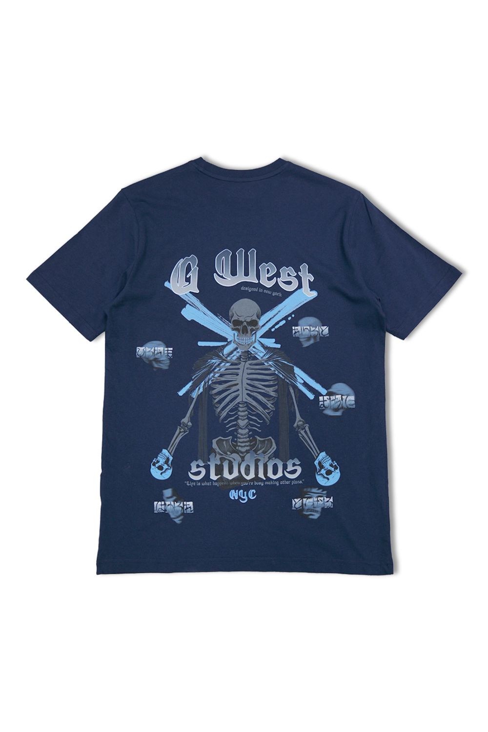 G West Studios T - Shirt- Navy