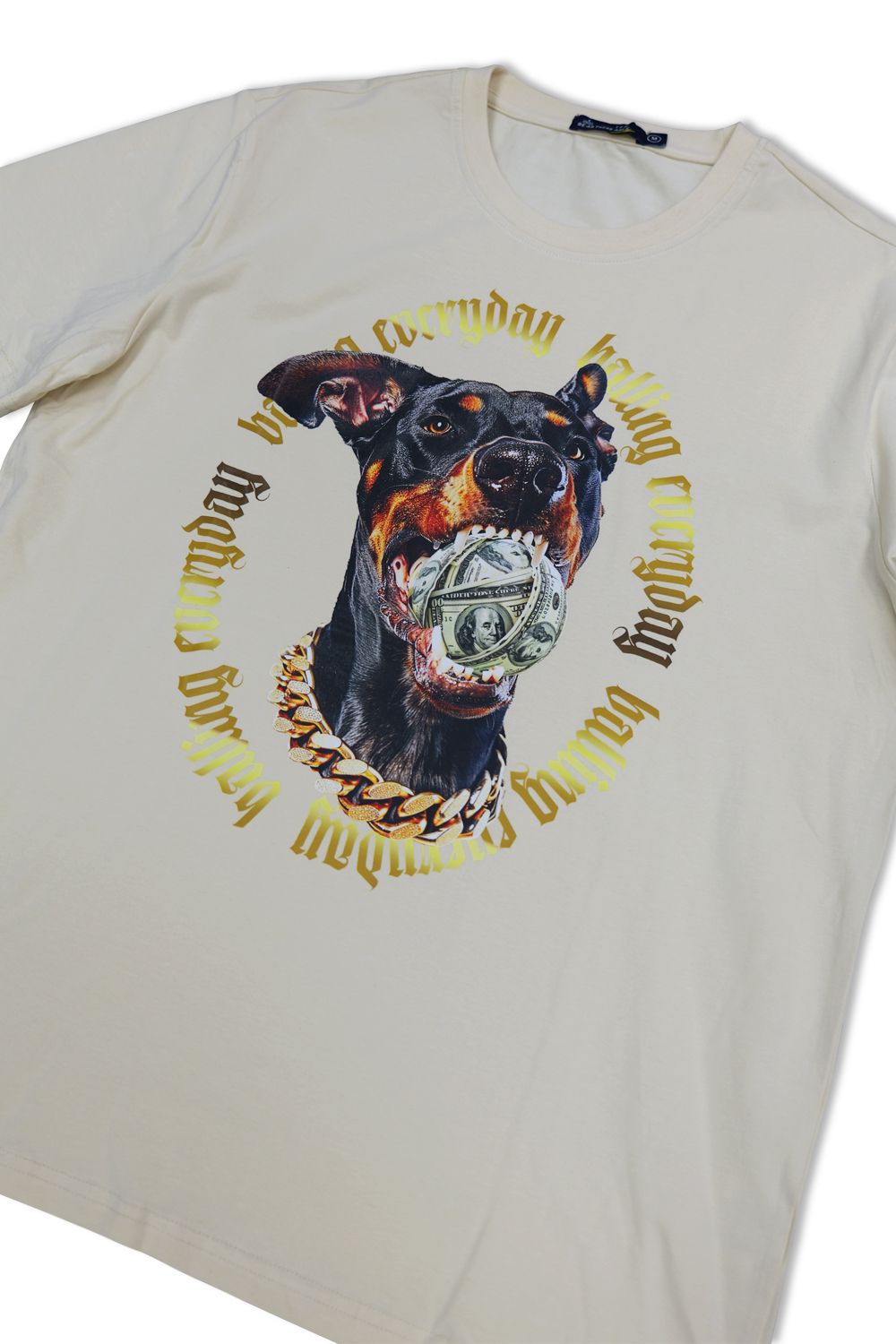 Balling Everyday Graphic T - shirt - Cream