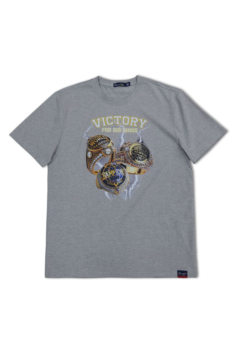 Four Big Rings Graphic T - Shirt - Gray