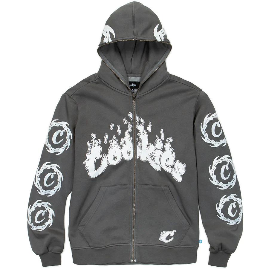 Cookies Slow Burn Pigment Full-Zip Hoodie