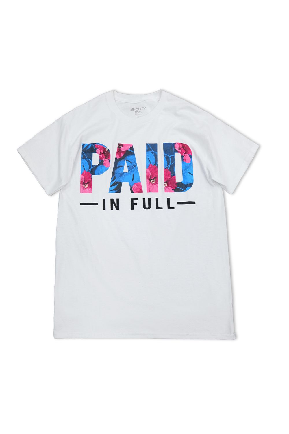 Paid In Full Graphic T - Shirt - White