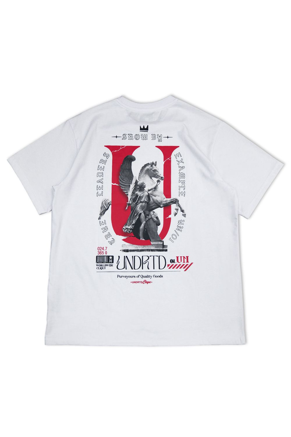 Under Rated Graphic T - Shirt - White