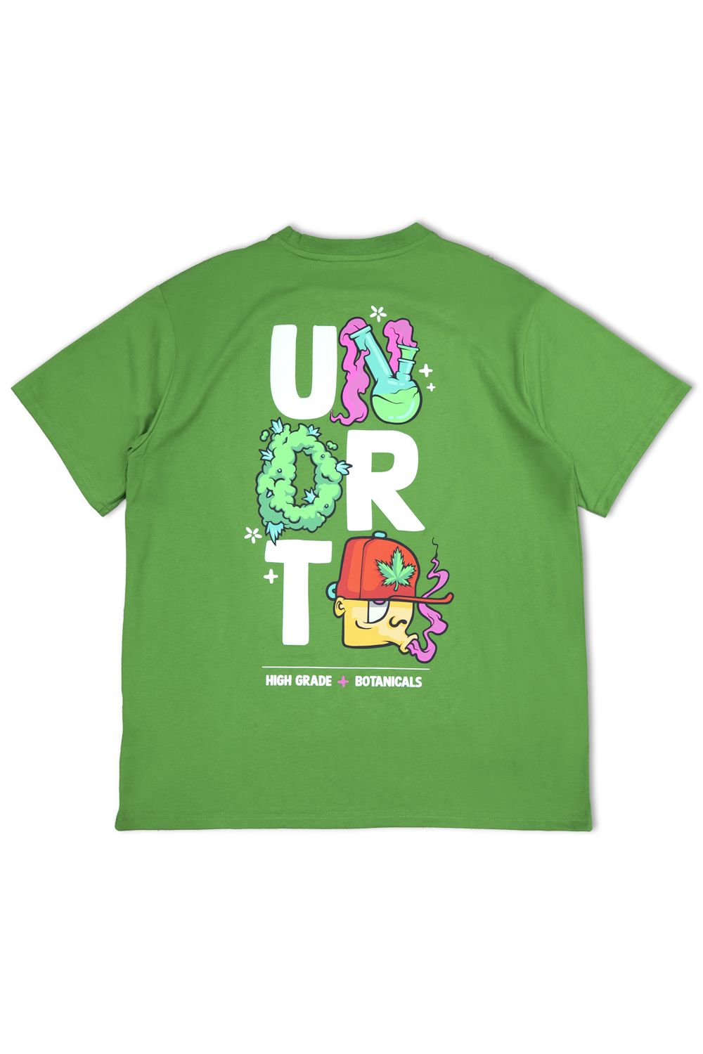 High Grade Botanicals Graphic T - Shirt- Pine Green