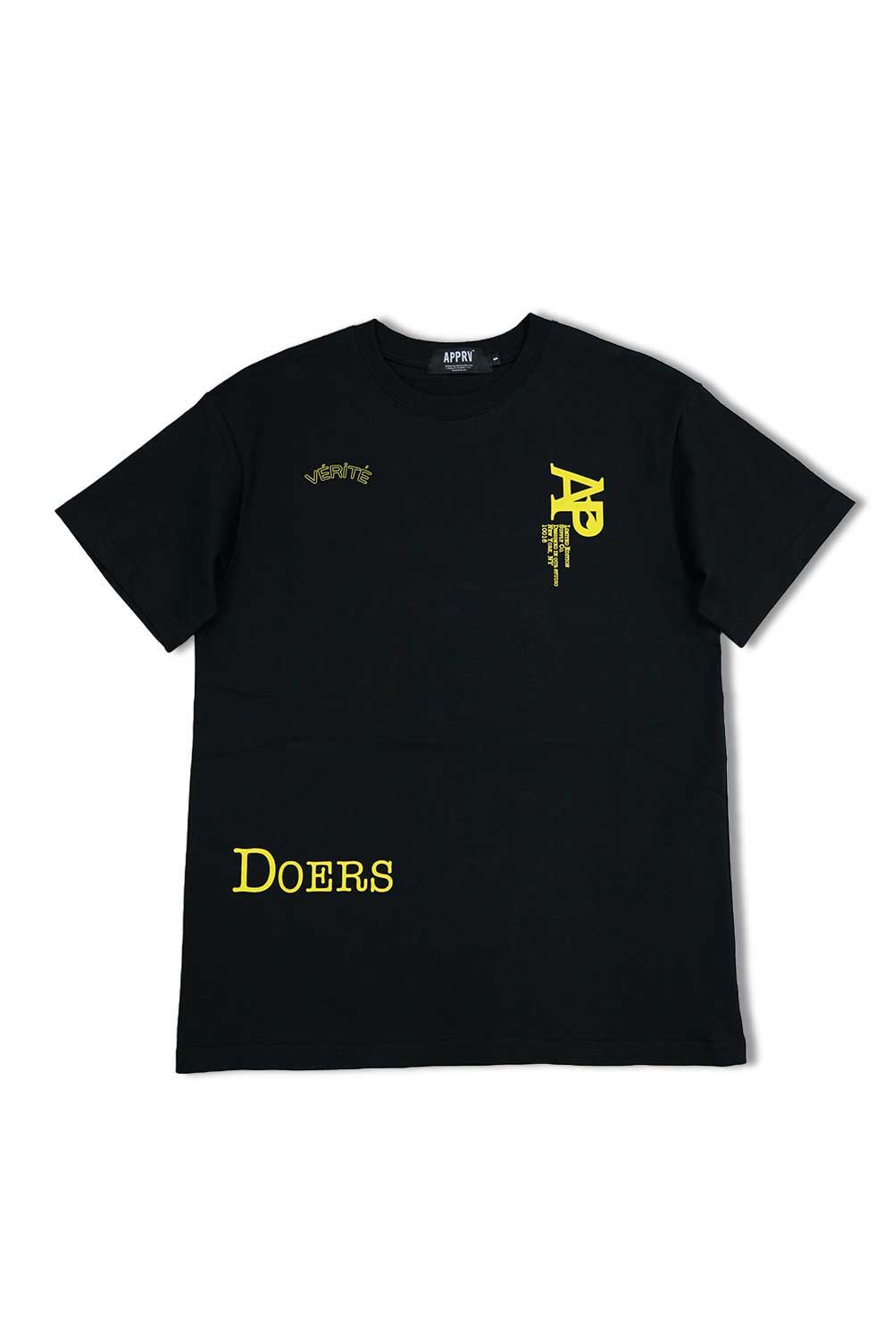 Believers Graphic T - Shirt - Black - Yellow