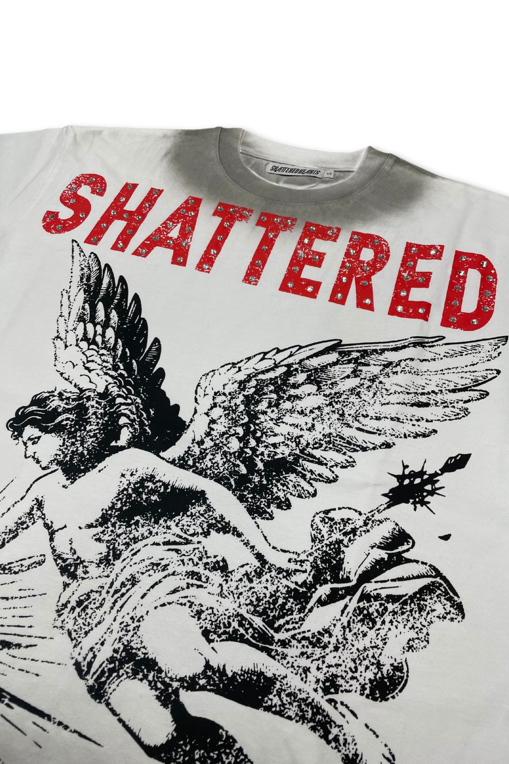 Shattered Hearts Angel T - Shirt - White