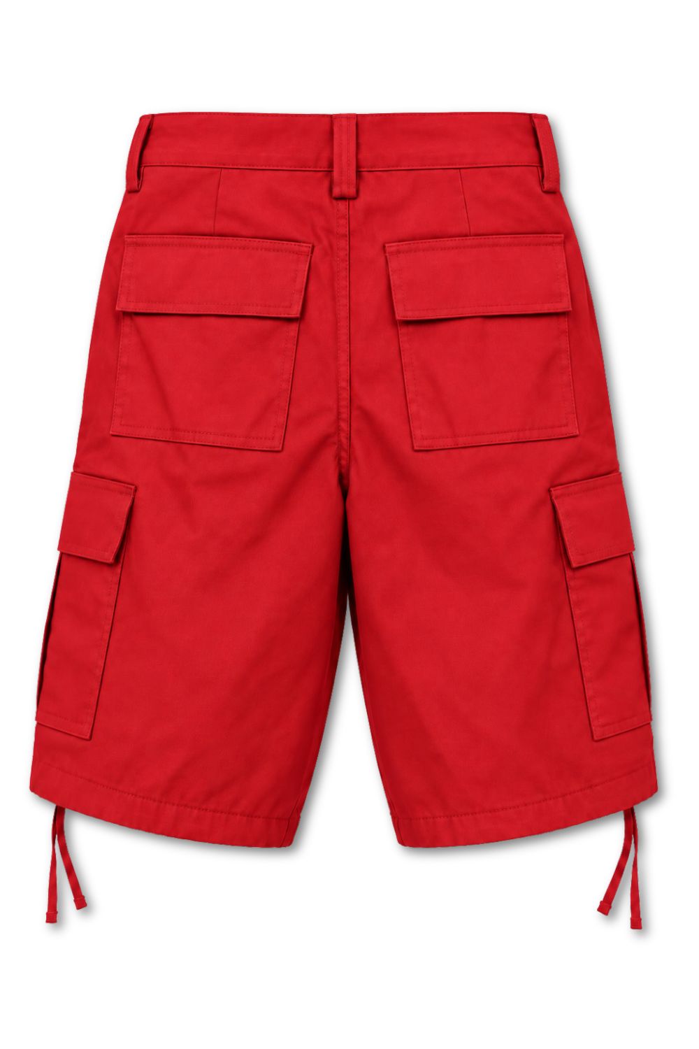Kids Basic Cargo Shorts - Red