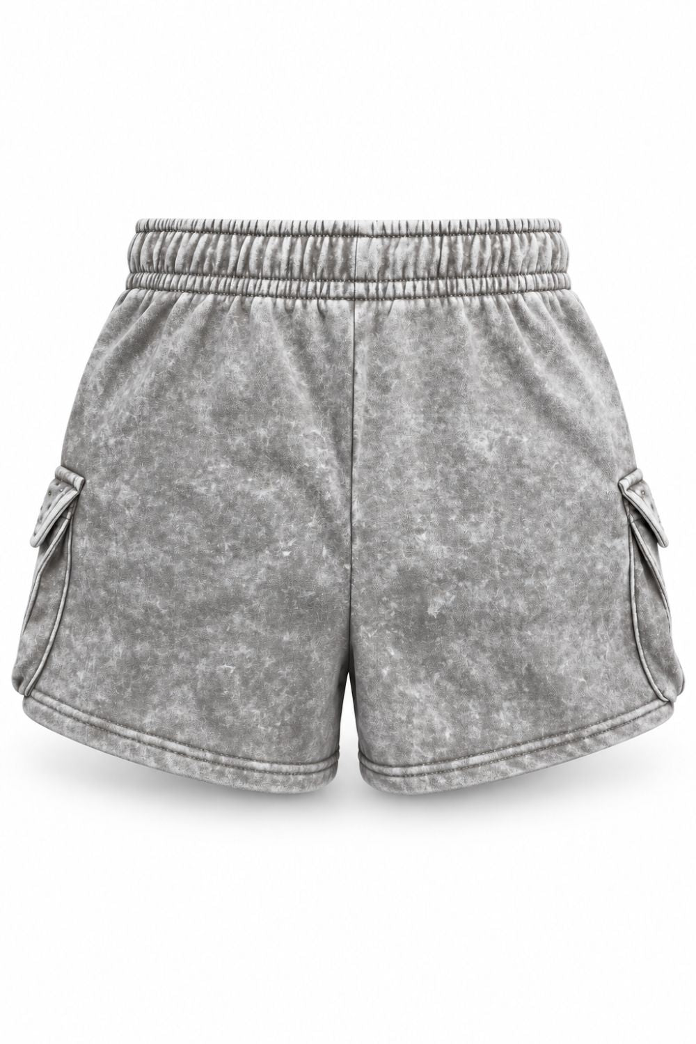 Women's Red Fox Embellished Rhinestone Shorts - Stone
