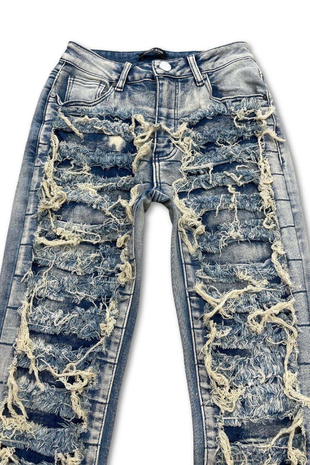 Red Fox Women's Stacked Jeans - Vintage Blue