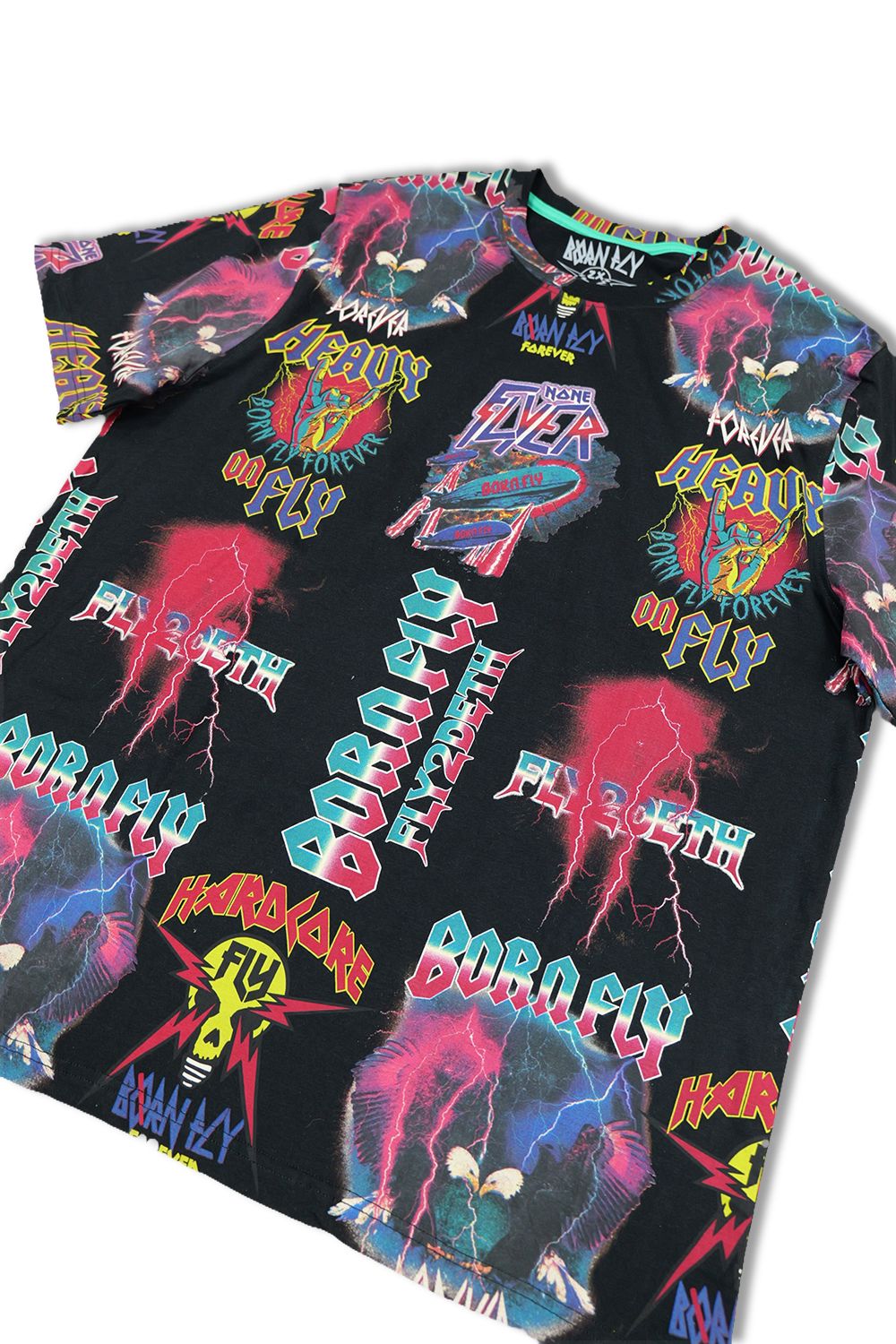 Born Fly -Forever -T-Shirt -Black