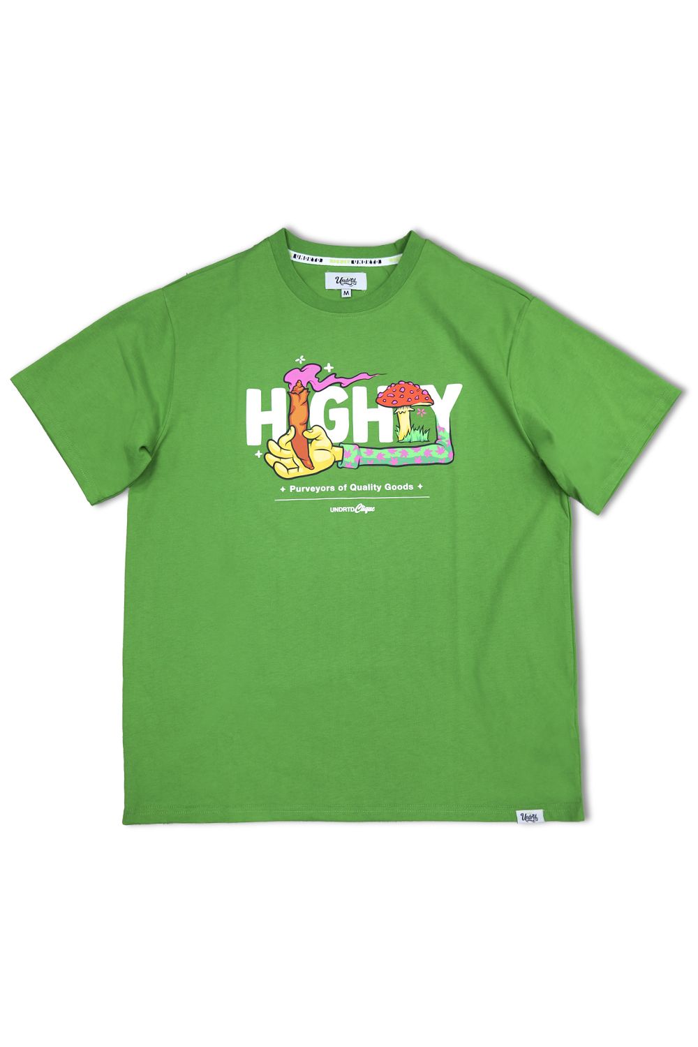 High Grade Botanicals Graphic T - Shirt- Pine Green