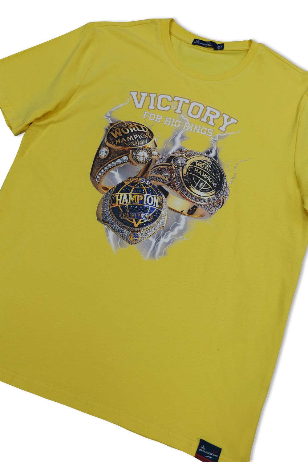 Four Big Rings Graphic T - Shirt - Yellow