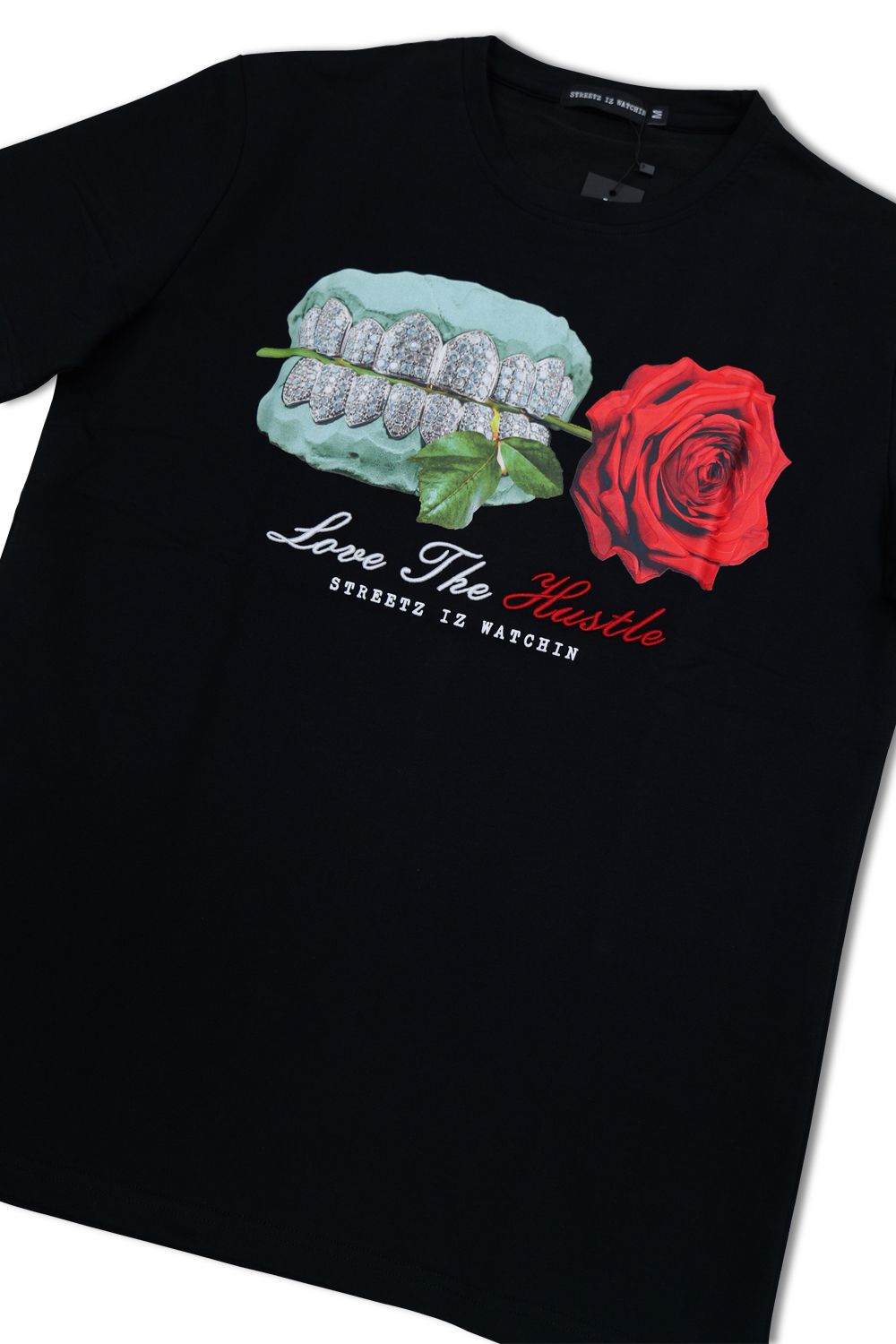 Streetz IZ Watchin Love The Hustle T - Shirt - Black