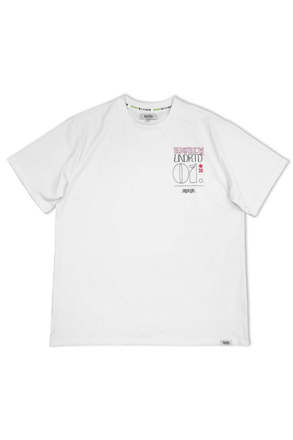 Under Rated Graphic T - Shirt - White