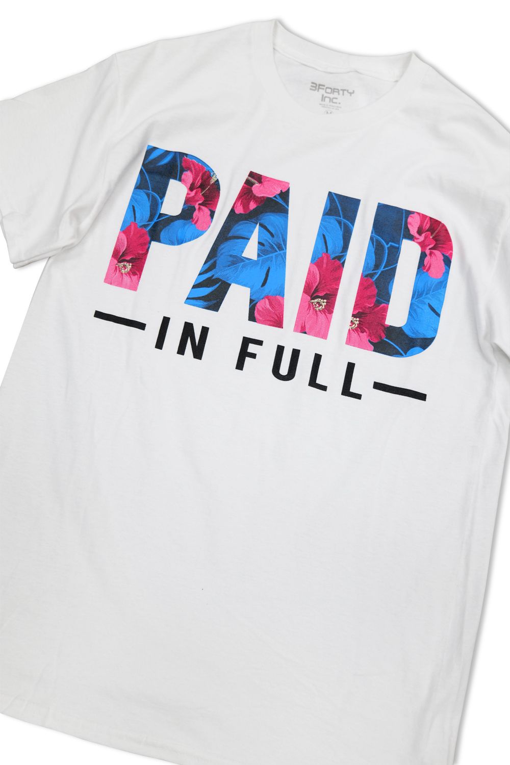 Paid In Full Graphic T - Shirt - White