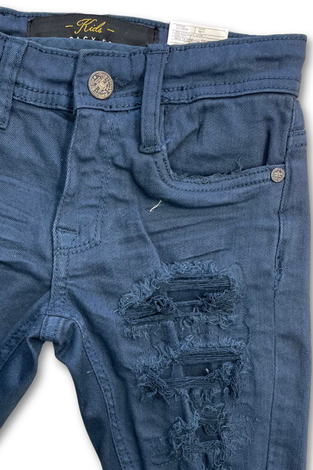 Kids Jordan Craig Jean Shorts - Navy