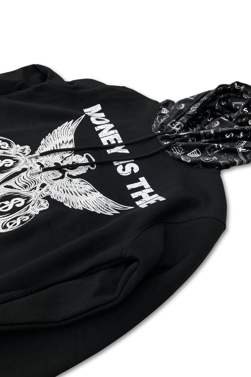Focus Money Is The Real Motive Hoodie- Black