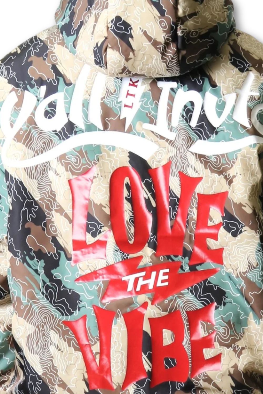 Kleep Nylon Camo Pullover Jacket