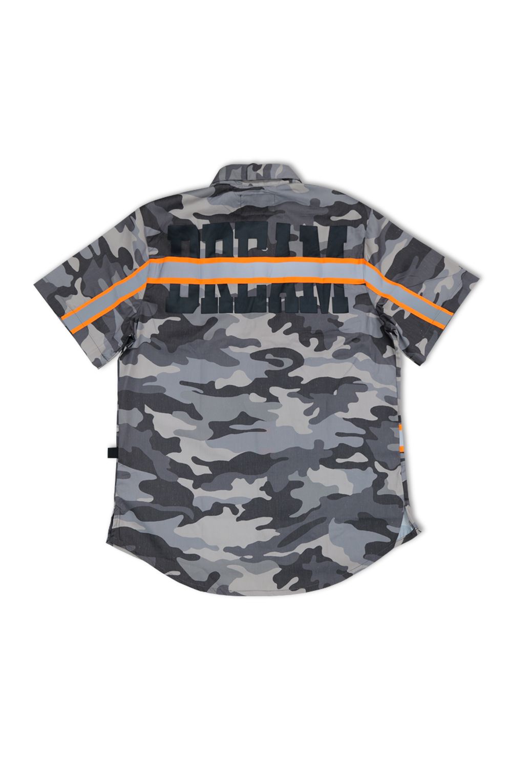 Kleep -keep It Fresh Button Down -T - Shirt -Grey Camo