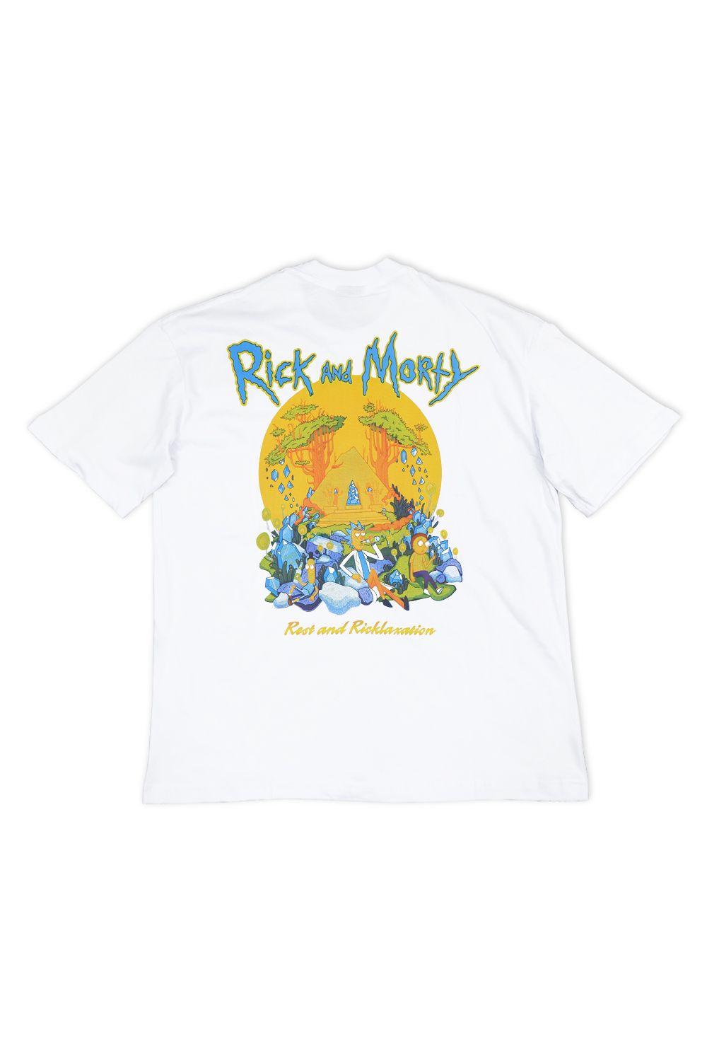 Rick & Morty -Spaceship -T - Shirt -White