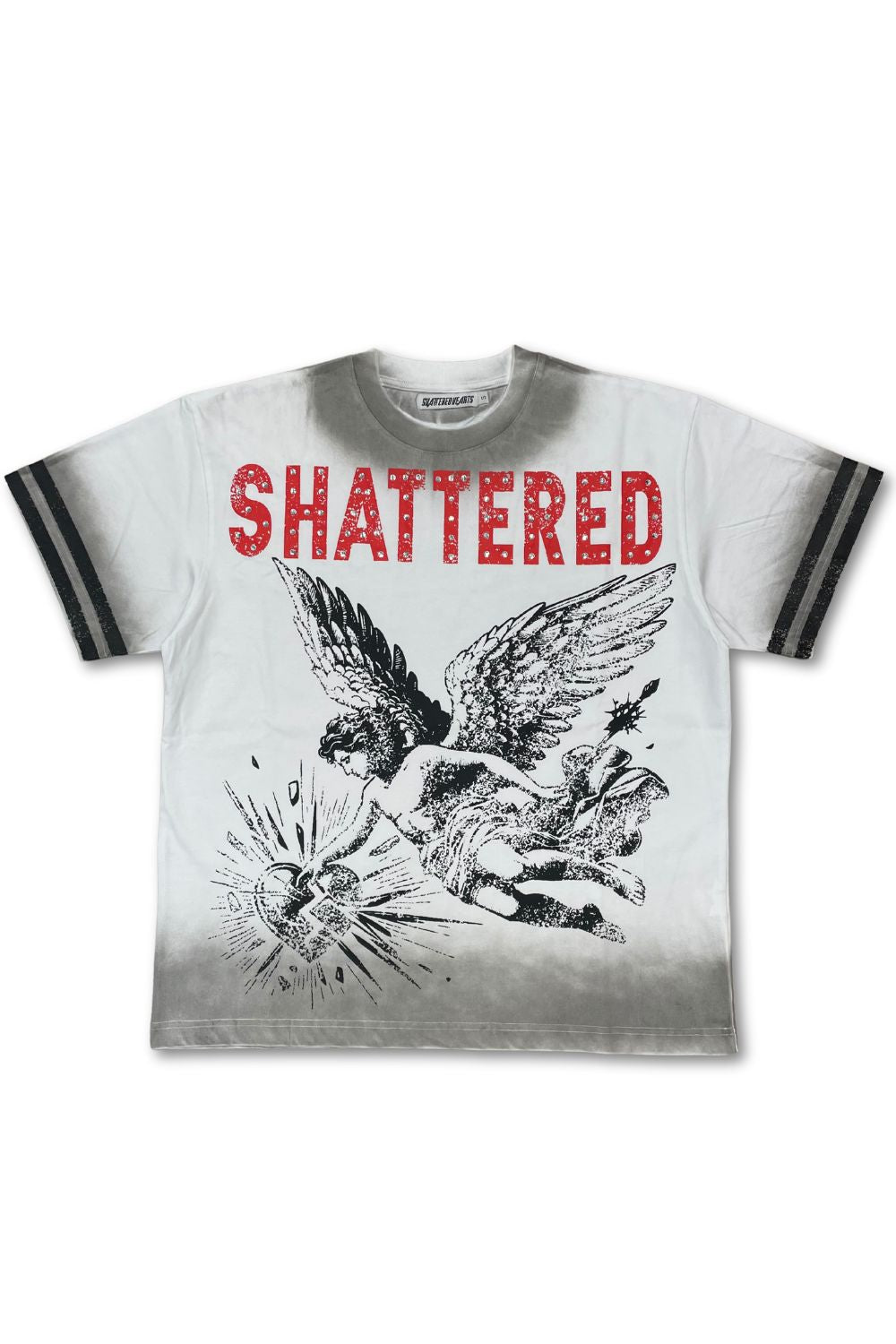 Shattered Hearts Angel T - Shirt - White