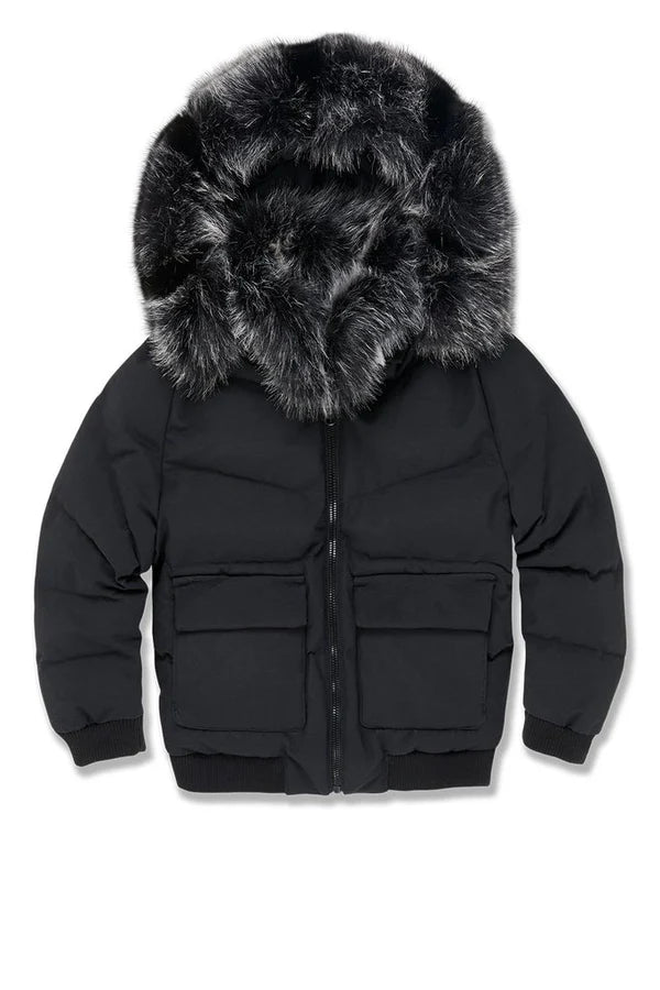 Kids Jordan Craig Hollis Bomber Jacket - Black