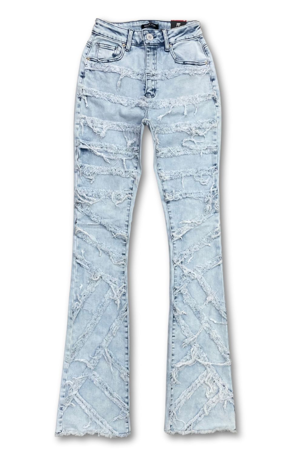 Red Fox Women’s Stacked Jeans - Ice Blue