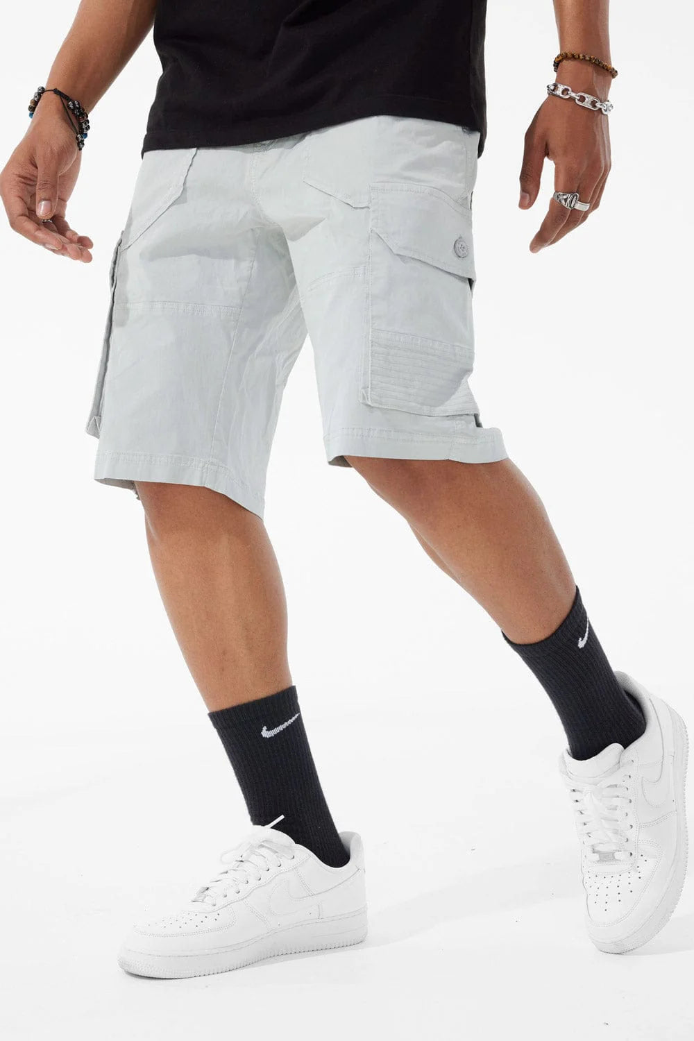 Jordan Craig - OG - BARBADOS CARGO SHORTS - Light Grey