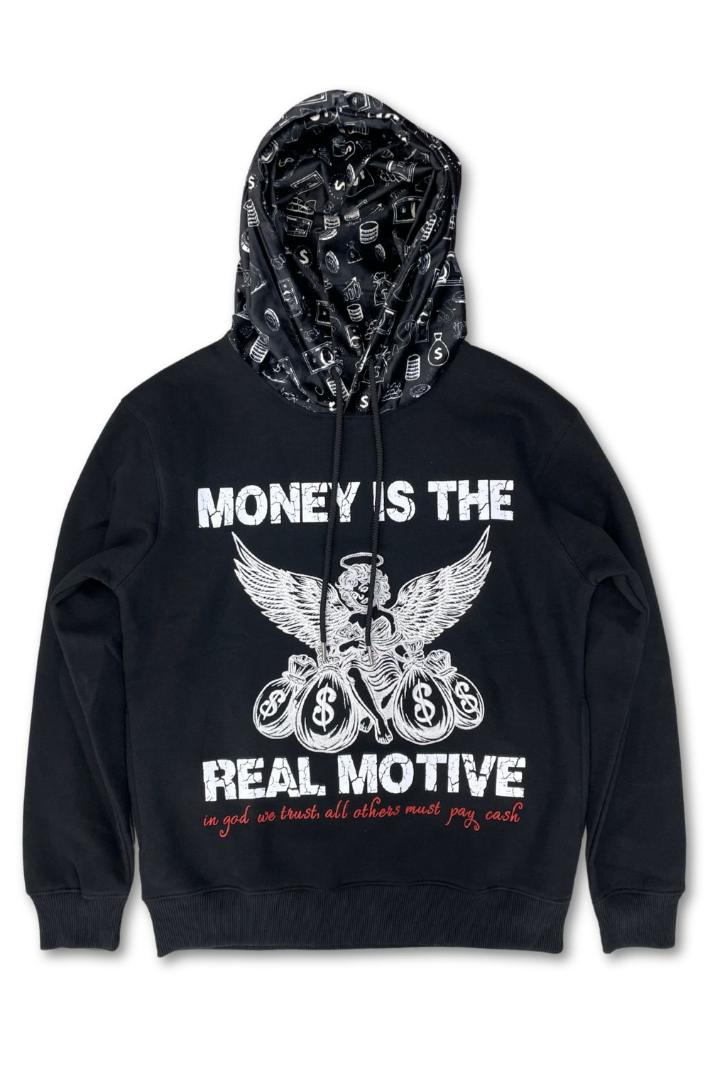 Focus Money Is The Real Motive Hoodie- Black