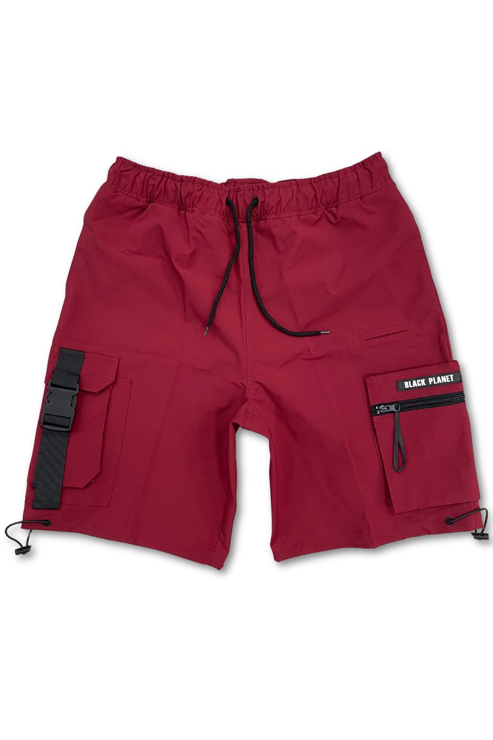 Black Planet Shorts - Burgundy