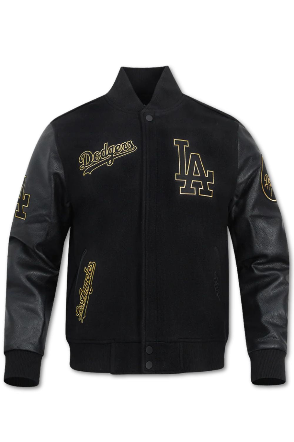 Pro Standard Los Angeles Dodgers Varsity Jacket - Black
