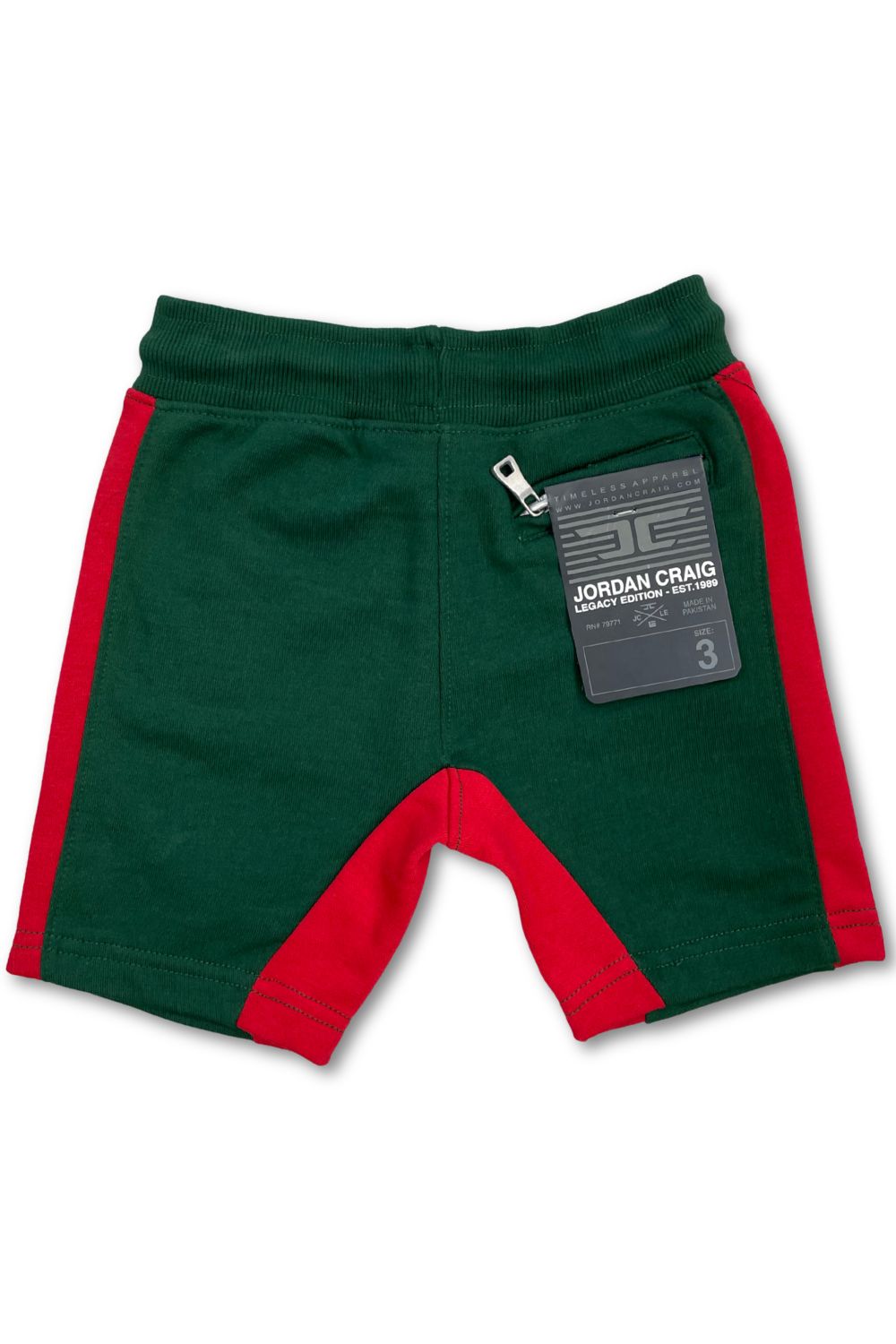 Kids Jordan Craig Stripe Shorts - Green