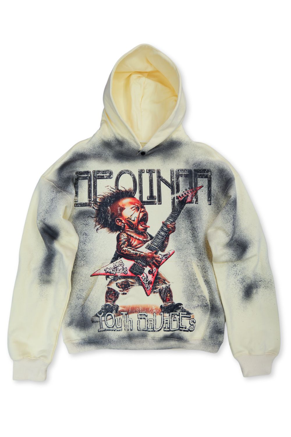 Apolinar Savage Pullover Hoodie - Cream