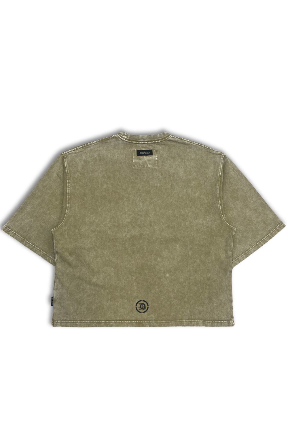 Doctrine Cropped Rhinestone T - Shirt