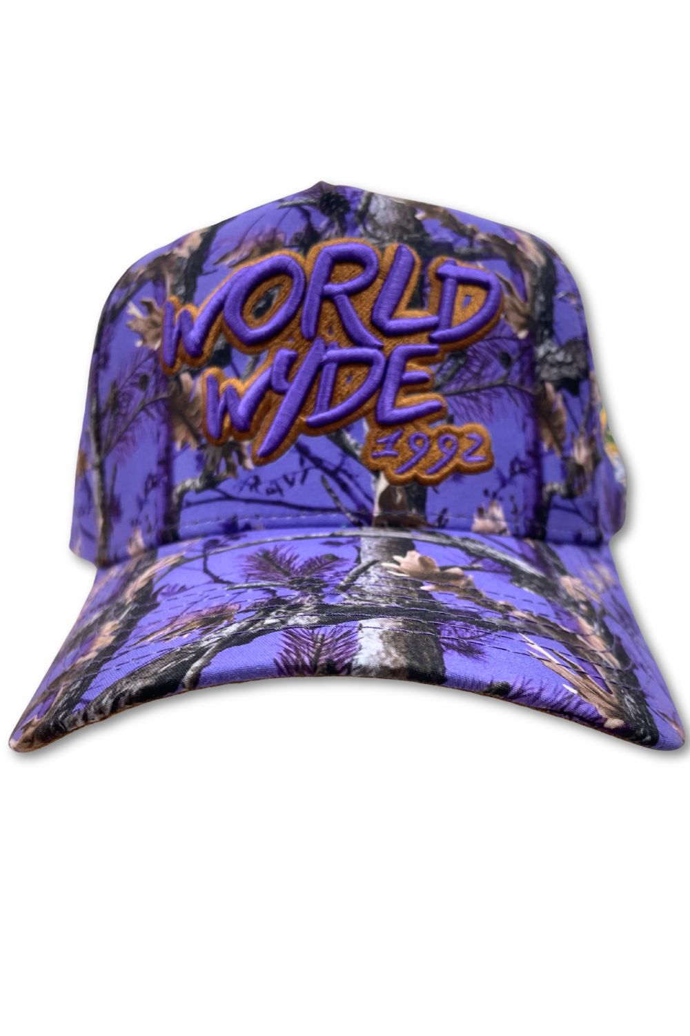 World Wyde Camo Trucker Hat - Purple