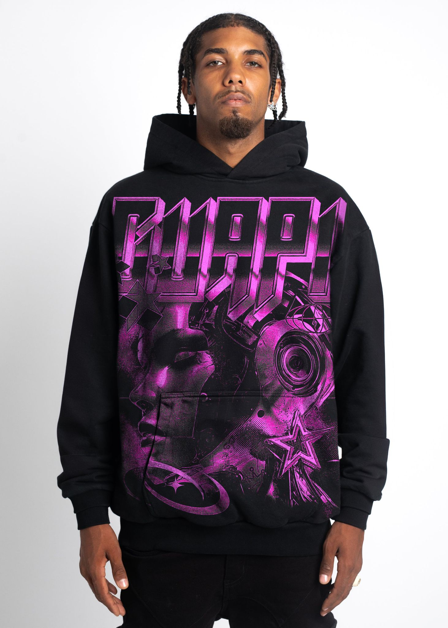 Guapi -Cyber Pink Hoodie