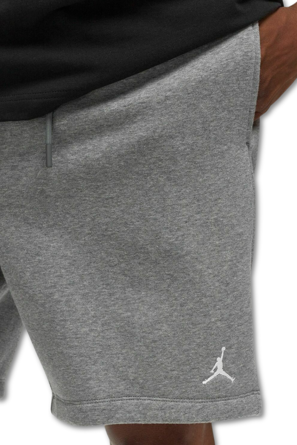 Jordan Fleece Short - Dark Heather Grey