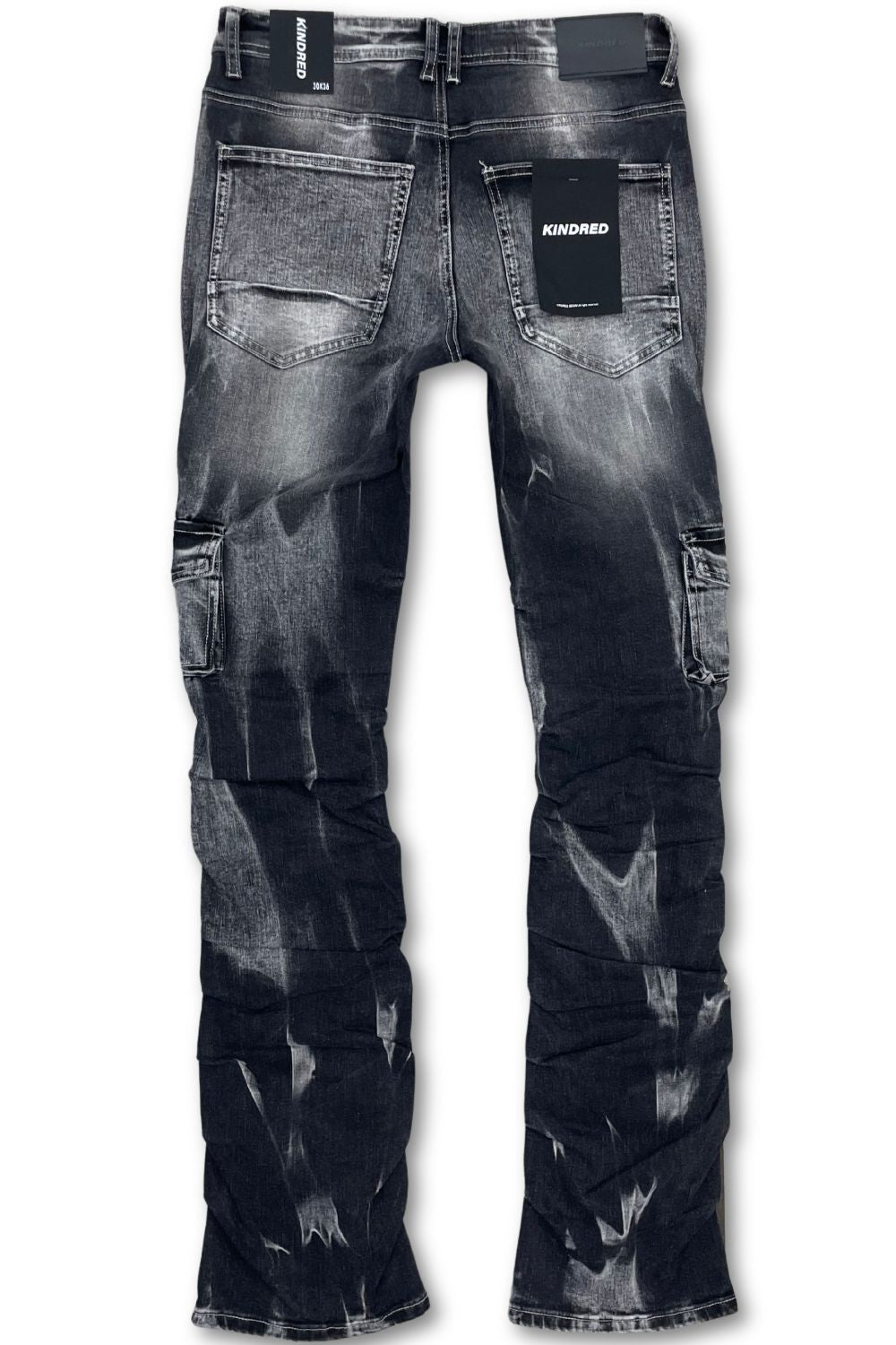Kindred Stacked Jeans - Alaska Black