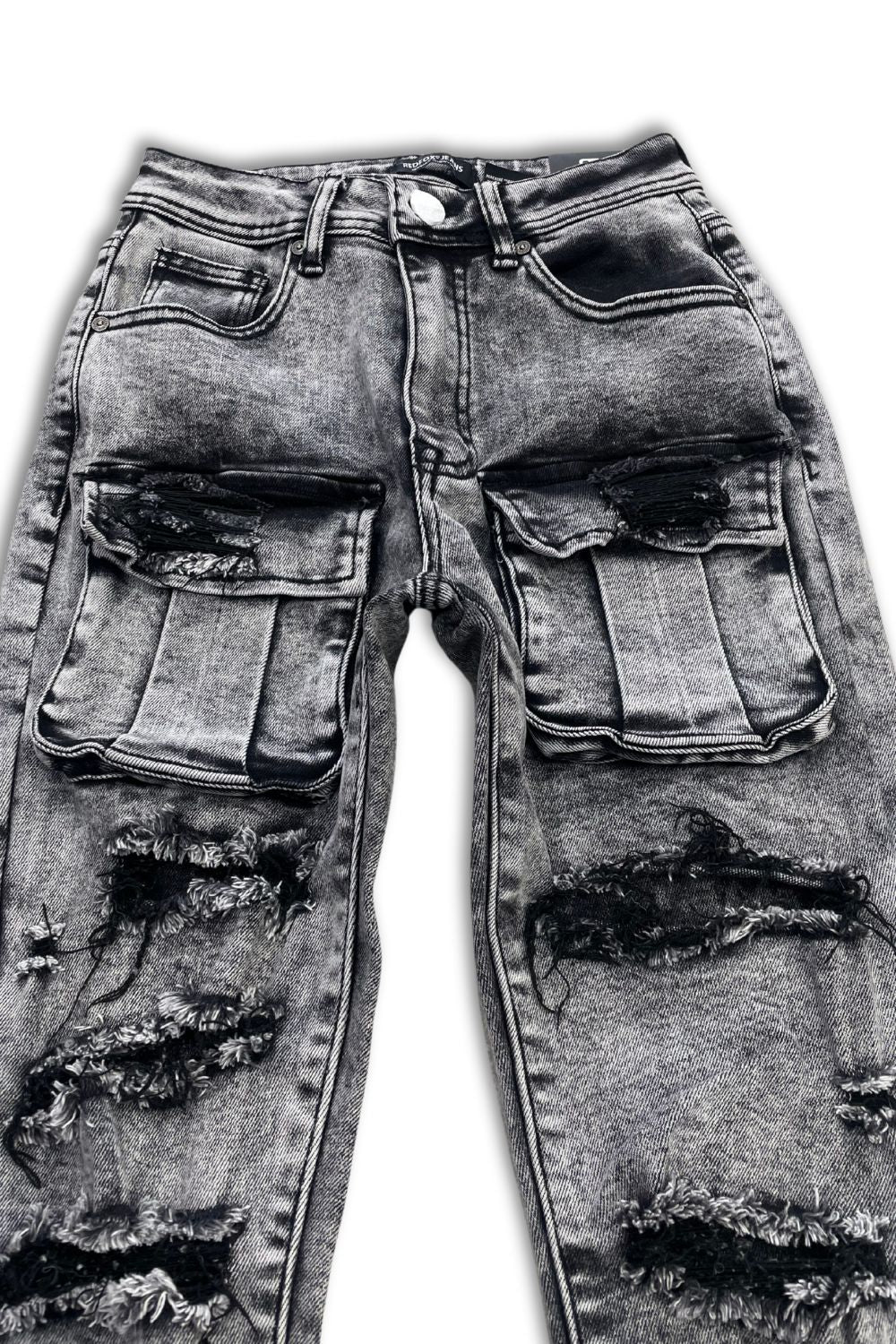 Red Fox Women’s Stacked Jeans - Vintage Grey