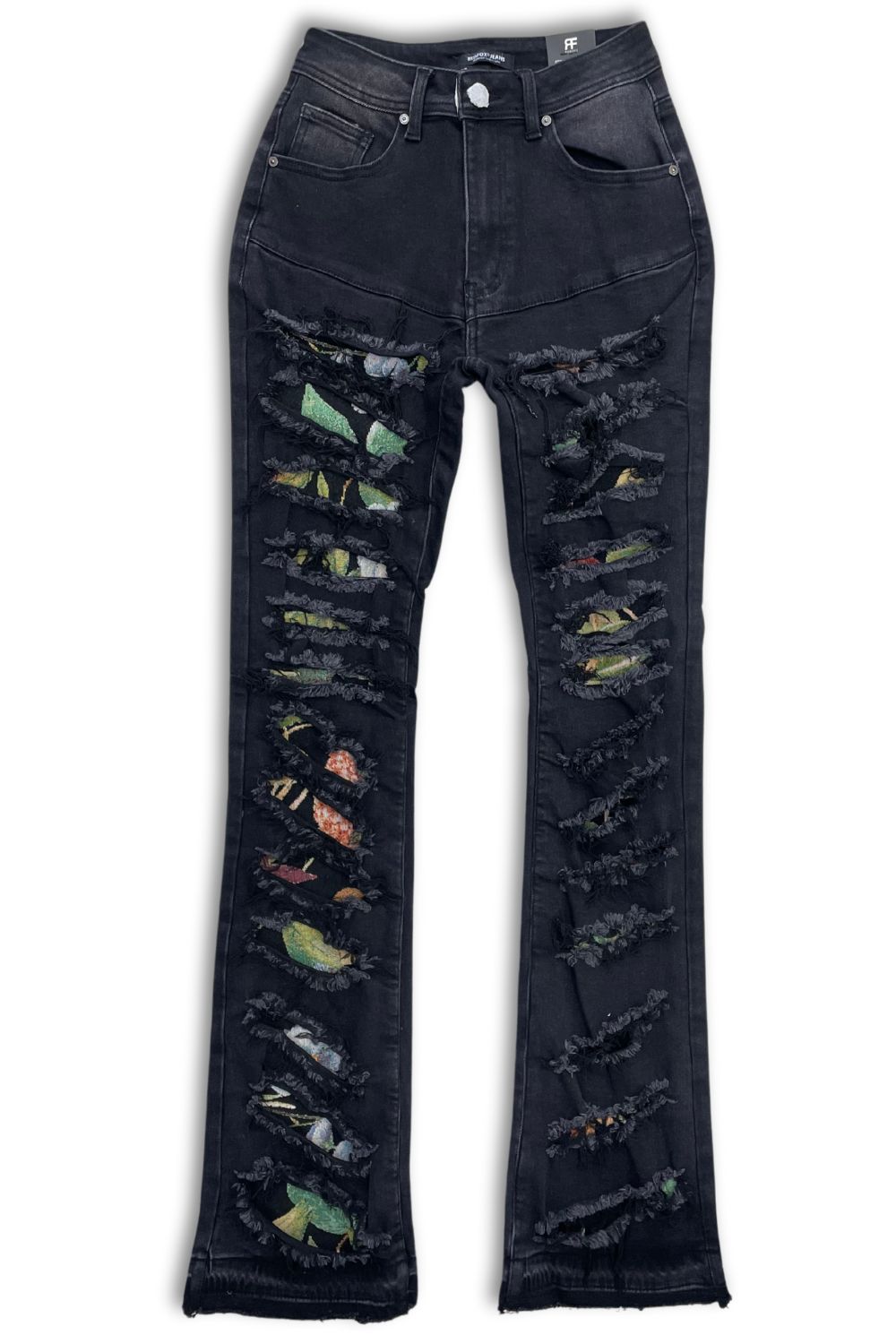Red Fox Women’s Stacked Floral Jeans